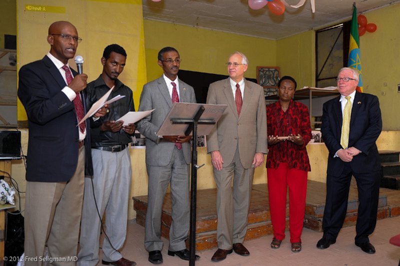 20120329_113505 Nikon D3S 2x3.jpg - Dr. Menelik Desta, Mr. Demecke, Addis Ababa Bureau of Education, Haile Selassie, Ambassador Booth, Best ESRI Teacher Award recipient,and Dr. Fish at  ESRI Award Ceremony